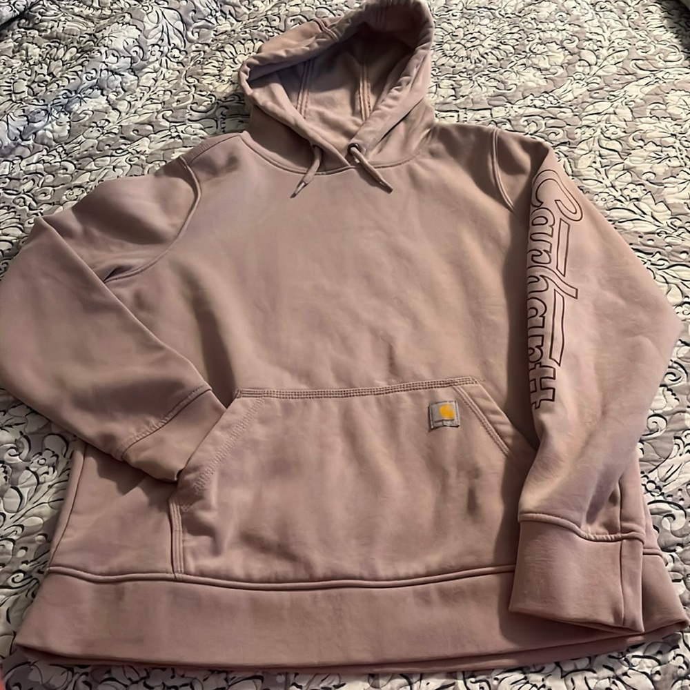 Women’s large Carhart rain defender sweatshirt